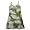 Flowers By Zoe - Girls Silk Tie Dye Dress, Green, Gold (Size 10)