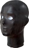Produkt-Bild: Anatomische Latex/rubber Kopfmaske mit L&ouml;chern Onesize