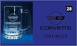Corvette Engraved Glassware