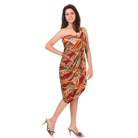 LALEELA Riche Allover Printed plage par�o par�o Wraps Robe station thermale Cadeau F�te des M�res