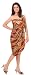 LALEELA Cadeau Fête des Red Hot Hawaiian imprimé sarong wrap plage paréo Mère du Printemps robe Resort