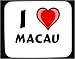 I Love Macau Decorated Mouse Pad
