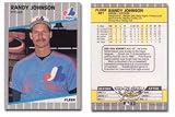 1989 Fleer Randy Johnson Rookie Baseball Card #381 - Shipped In Protective Display Case!