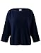 REGNA X Basic Women's Wool Blend 3/4 Sleeve Crewneck Knit Sweater