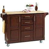 Wood Top Create-A-Cart - 36Hx52.5Wx18D