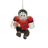 Texas Tech Red Raiders NCAA Acrylic Halfback Player Ornament (3)