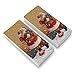 Christmas Holiday Santa Delivering Presents Holly Eraser Set of 2