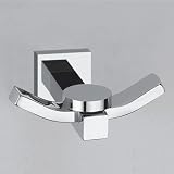 Bathroom Double Robe Hook,Chrome
