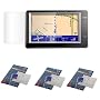 3 Pack Premium Ultra Clear Reusable 4.3" / 4.-Inch GPS LCD Screen Protector with Lint Cleaning Cloth for Garmin Nuvi 200W, 205W, 250W, 260W, 600, 610