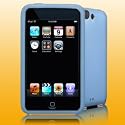 Quik - Ipod Touch 3 3rd Generation 16GB/32GB/64GB Sky Blue Silicone Skin Case Cover