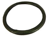 Comfort-Grip Padded Steering Wheel Cover - Black on Black - 15-Second Installation!