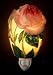 English Rose Nightlight - Ibis & Orchid Flowers of Light Collection