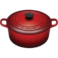 Le Creuset Enameled Cast-Iron 3-1/2-Quart Round French Oven, Cherry