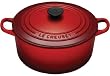 Le Creuset Enameled Cast-Iron 3-1/2-Quart Round French Oven, Red