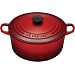 Le Creuset Enameled Cast-Iron 3-1/2-Quart Round French Oven, Cherry