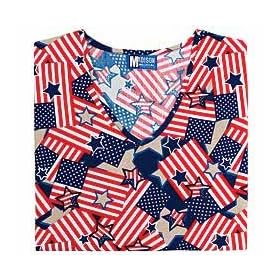 America V-Neck Scrub Top (XS-3X) by Madison Medical