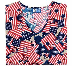 America V-Neck Scrub Top (XS-3X) by Madison Medical