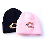 Urban Boundaries - Chicago Bears "His & Hers" Knit Cuffed 2-Pack (Navy / Pink)