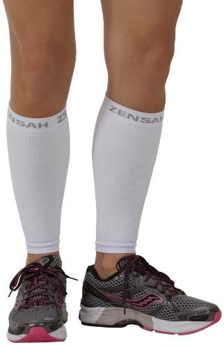 Zensah Compression Leg Sleeves - Helps Shin Splints, Leg Sleeves for Running