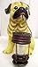 GSL SS-GSL-B5196 Energy Saving Pug Dog with Lantern Solar Light