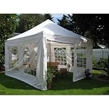 Leco Party-Pavillon Partyzelt 4,00 x 4,00 m