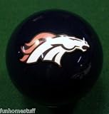 NFL Denver Broncos Licensed BLUE Color Pool Table Cue Ball / 8 Ball