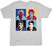Happy Days The Fonz Fonzie Pop Art Silver T-shirt Tee
