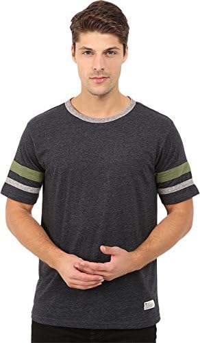 Matix Clothing Company Men's Standard Check T-Shirt Charcoal T-Shirt MD