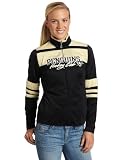 NHL Women's Pittsburgh Penguins Striped Track Jacket (Black, Medium)