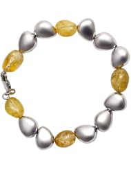 Citrine Pebbles Bracelet (Sterling Silver) by April Venus