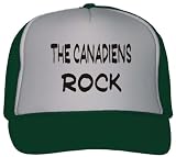 the Canadiens Rock Adult Mesh Back Trucker Cap / Hat FOREST