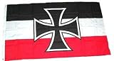 Fahne / Flagge Gösch - Eisernes Kreuz NEU 90 x 150 cm