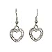 Earrings - E185 - Small Crystal Hearts ~ Clear