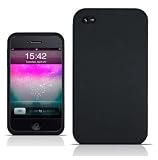 Fosmon Apple iPhone 4 / iPhone 4G HD Soft Silicone Case, Black Fosmon Apple iPhone 4 / iPhone 4G HD Soft Silicone Case, Black