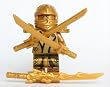 LEGO Ninjago - The GOLD Ninja with 3 Weapons
