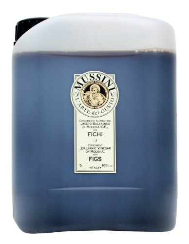 Mussini Fig Flavored 4 Year Balsamic Vinegar, 169 oz