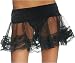 Lace Petticoat Crinoline Short Skirt Slip Black