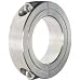 Climax Metal Two-Piece Clamping Shaft Collar, Zinc-Plated Steel