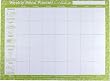 Whoops Bunny Magnetic Weekly Meal Planner Pad in Lime Green & White