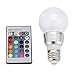 HDE Multi-Setting Energy Efficient 5 Watt Color Changing Frosted E27 LED Light Bulb with Wireless Remote