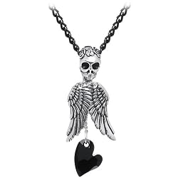 Handmade Death from Above Heart Necklace MADE WITH SWAROVSKI ELEMENTS