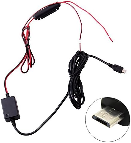 TEEKAR Dash Cam Hardwire Installation Kit Micro-USB for Black Box G1W-X Mini 0803 0805 0806 0826 0903