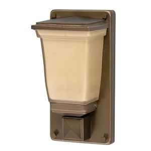 Buy American Fluorescent GGWH113RBSCT Eureka Outdoor Sconce, Transitional Mission Style with... by American Fluorescent now!