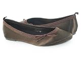 Steve Madden Poshh Brown Fabric Flats Comfortable Women Shoes