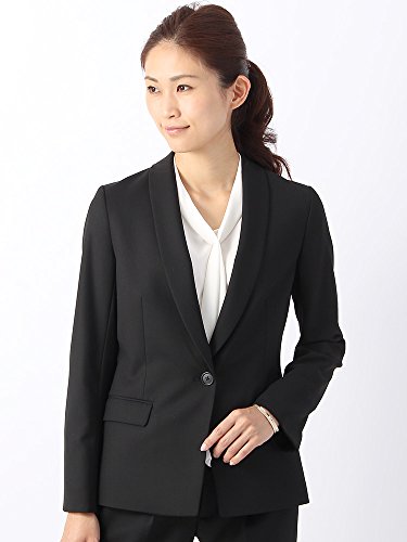 (ザ・スーツカンパニー) ハンドウォッシュ/Littlechic/ウールドスキン ショールカラージャケット ブラック