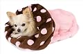 Pink Polka Dots Cuddle Cup Bed For Dogs By Susan Lanci from Susan Lanci Designs
