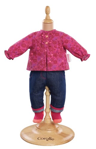 Corolle Mon Classique Grenadine Blouse and Denim Pants for 14