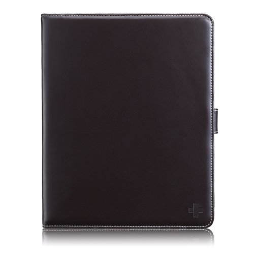 Simplism iPad用フリップレザーケース チョコレートブラック TR-LCFLIPAD-CB