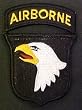 101st Airborne Dress Patch with Tab