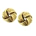 Fantasy Engraved Love Knot Earrings